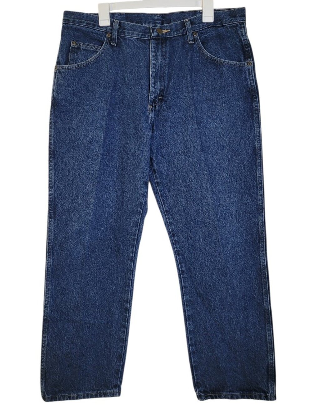 Wrangler Regular Fit Jeans Mens Straight Leg Blue Denim 38x29 Gorpcore